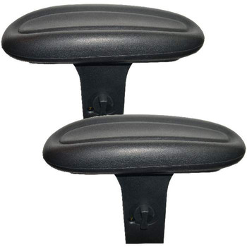 Centric Office Chair Arm Pads Installed On Typical Chair Arm Posts