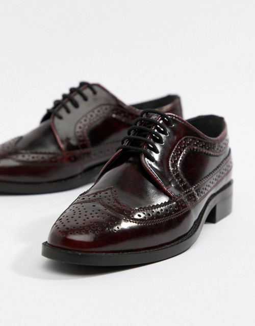 ASOS DESIGN Mai Tai leather brogues