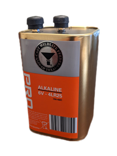 Duracell Alkaline Lantern Battery, 6 Volt, Screw-Top, 1/EA 