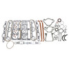 Full Gasket Set - 1990 Dodge D150 5.2L Engine Parts # FGK1155ZE4
