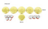 Brass Freeze Plug Set - 1993 Pontiac Firebird 3.4L Engine Parts # FPS3107ZE4