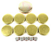Brass Freeze Plug Set - 1995 GMC C3500HD 7.4L Engine Parts # FPS3174ZE124