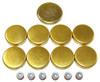Brass Freeze Plug Set - 1991 GMC R1500 Suburban 6.2L Engine Parts # FPS3195ZE294
