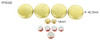 Brass Freeze Plug Set - 2001 Pontiac Sunfire 2.2L Engine Parts # FPS330ZE24
