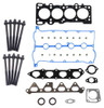 Head Gasket Set with Head Bolt Kit - 2002 Kia Spectra 1.8L Engine Parts # HGB493ZE1