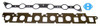 Fuel Injection Plenum Gasket - 1992 Ford E-350 Econoline 4.9L Engine Parts # MG4107ZE50