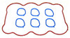 Fuel Injection Plenum Gasket - 2000 Ford Windstar 3.8L Engine Parts # MG4126ZE2
