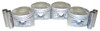 Piston Set - 1998 Mitsubishi Eclipse 2.0L Engine Parts # P150ZE23