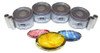 Piston Set with Rings - 1990 Eagle Talon 2.0L Engine Parts # PRK111ZE1