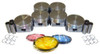 Piston Set with Rings - 2001 Chrysler LHS 3.5L Engine Parts # PRK1143ZE33