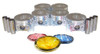 Piston Set with Rings - 1996 Chrysler Sebring 2.5L Engine Parts # PRK135ZE15
