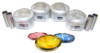 Piston Set with Rings - 1995 Chrysler Cirrus 2.4L Engine Parts # PRK151ZE1