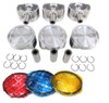 Piston Set with Rings - 2008 Hyundai Azera 3.8L Engine Parts # PRK184AZE1