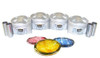 Piston Set with Rings - 1996 Honda Civic del Sol 1.6L Engine Parts # PRK217ZE1