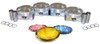 Piston Set with Rings - 2009 Acura TSX 2.4L Engine Parts # PRK229BZE1