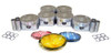 Piston Set with Rings - 2008 Honda Pilot 3.5L Engine Parts # PRK263AZE37