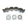 Piston Set with Rings - 1996 Honda Civic del Sol 1.6L Engine Parts # PRK297ZE1