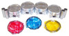 Piston Set with Rings - 1997 Honda Civic del Sol 1.6L Engine Parts # PRK297AZE3