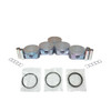 Piston Set with Rings - 2010 Hummer H3 3.7L Engine Parts # PRK3137ZE31