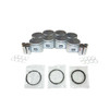 Piston Set with Rings - 2000 GMC C3500 6.5L Engine Parts # PRK3195ZE339