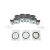 Piston Set with Rings - 2004 Hummer H1 6.5L Engine Parts # PRK3195ZE505