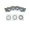 Piston Set with Rings - 1995 Ford Escort 1.9L Engine Parts # PRK4125ZE7
