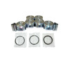 Piston Set with Rings - 2004 Ford Freestar 3.9L Engine Parts # PRK4129ZE1