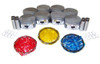 Piston Set with Rings - 2006 Ford Expedition 5.4L Engine Parts # PRK4172ZE49