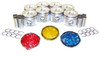 Piston Set with Rings - 2002 Ford E-550 Econoline Super Duty 7.3L Engine Parts # PRK4200ZE47