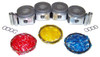 Piston Set with Rings - 2006 Audi TT Quattro 1.8L Engine Parts # PRK800AZE18