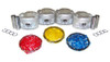 Piston Set with Rings - 2005 Pontiac Vibe 1.8L Engine Parts # PRK916ZE3