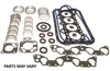 Rebuild Re-Ring Kit - 1985 Dodge D150 5.2L Engine Parts # RRK1153ZE25