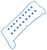 Valve Cover Gasket with Grommets - 1998 Cadillac DeVille 4.6L Engine Parts # VC3154GZE6