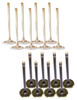 Exhaust and Intake Valve Kit - 1991 Pontiac Grand Am 2.3L Engine Parts # VK163132ZE32