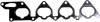 2002 Mitsubishi Lancer 2.0L Engine Intake Manifold Gasket Set IG157 -1