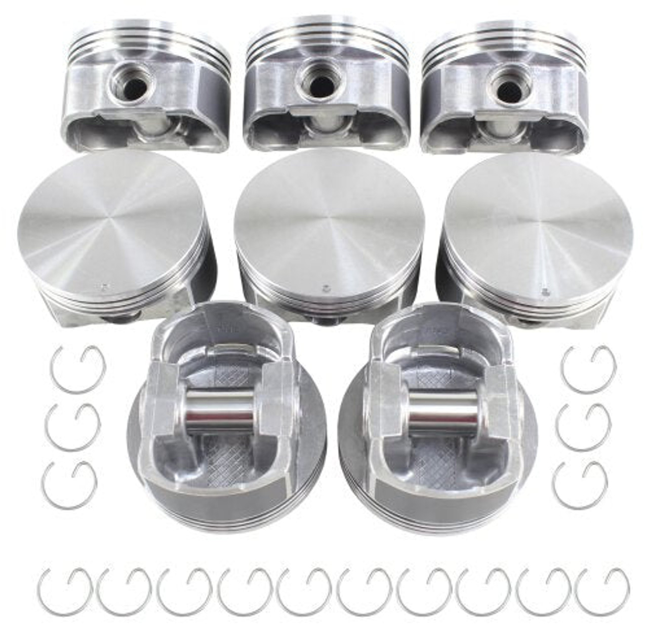 Piston Set - 2002-2007 GM 1.5x1.5x3.0, 6.0L Part # P3163