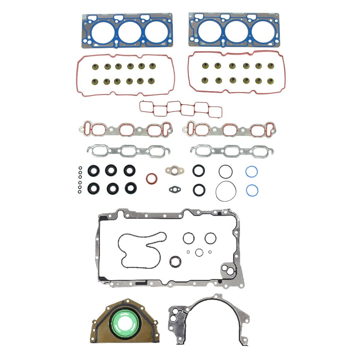 Full Gasket Set - 2010 Dodge Journey 3.5L Engine Parts # FGK11511ZE19