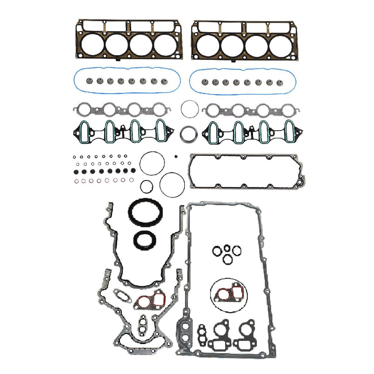 Full Gasket Set - 2009 Saab 9-7x 6.0L Engine Parts # FGK3170ZE8