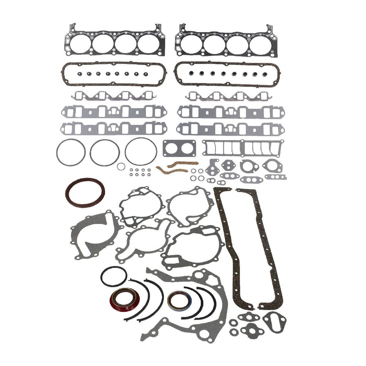 Full Gasket Set - 1987 Ford E-150 Econoline Club Wagon 5.0L Engine Parts # FGK4112ZE6