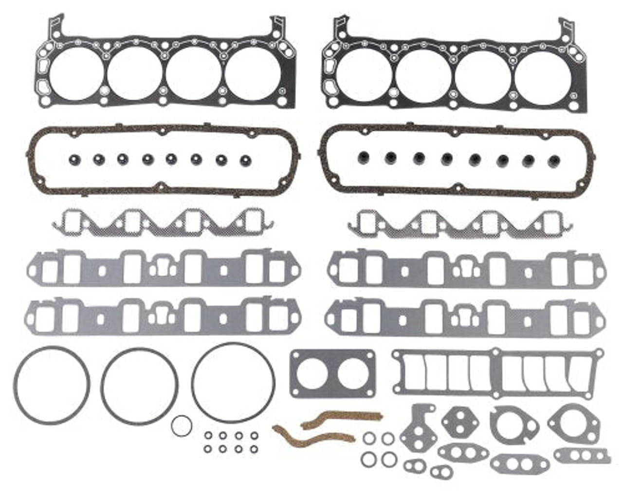 Full Gasket Set - 1987 Ford E-150 Econoline Club Wagon 5.0L Engine Parts # FGK41121ZE6