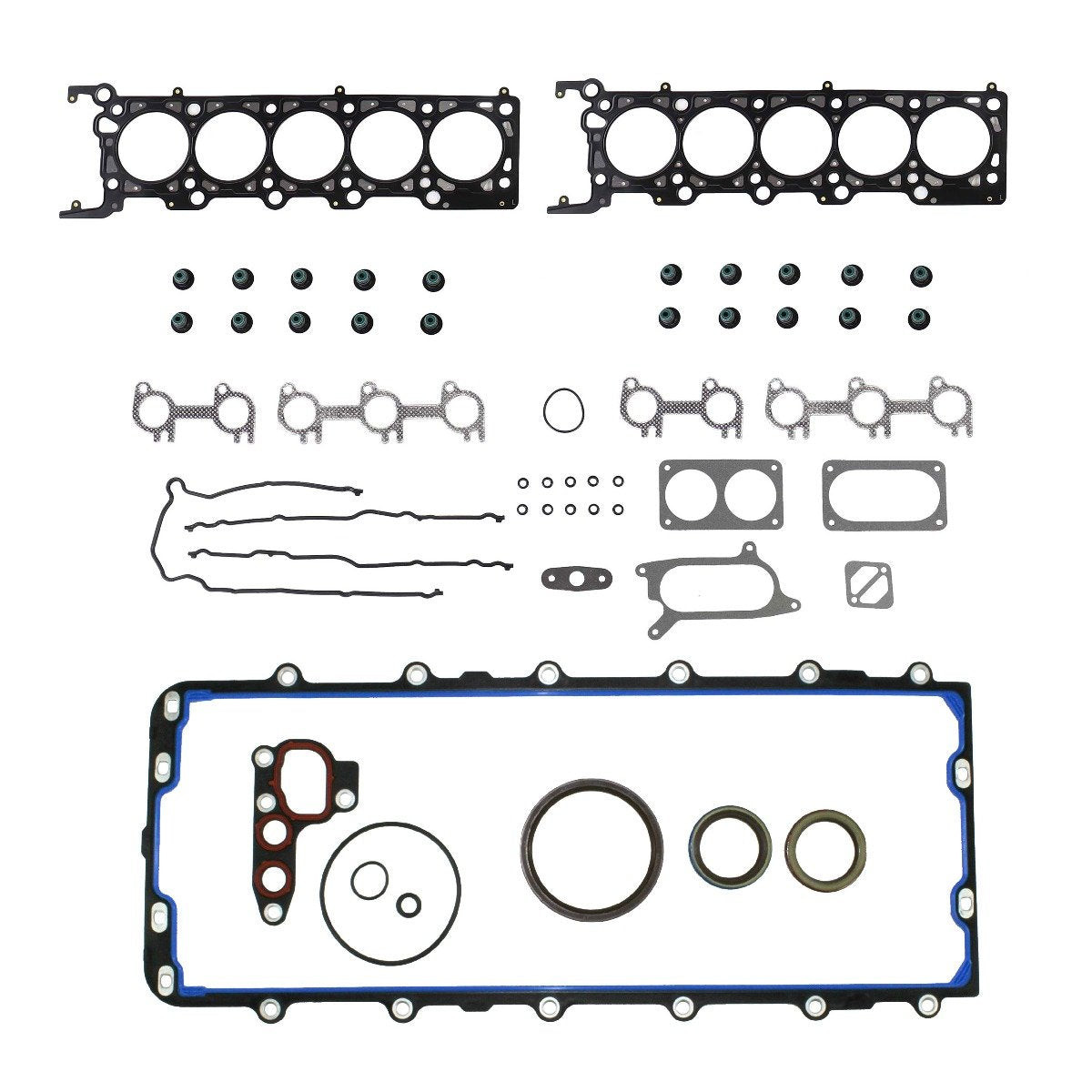 Full Gasket Set - 1998 Ford E-350 Econoline Club Wagon 6.8L Engine Parts # FGK4183ZE2