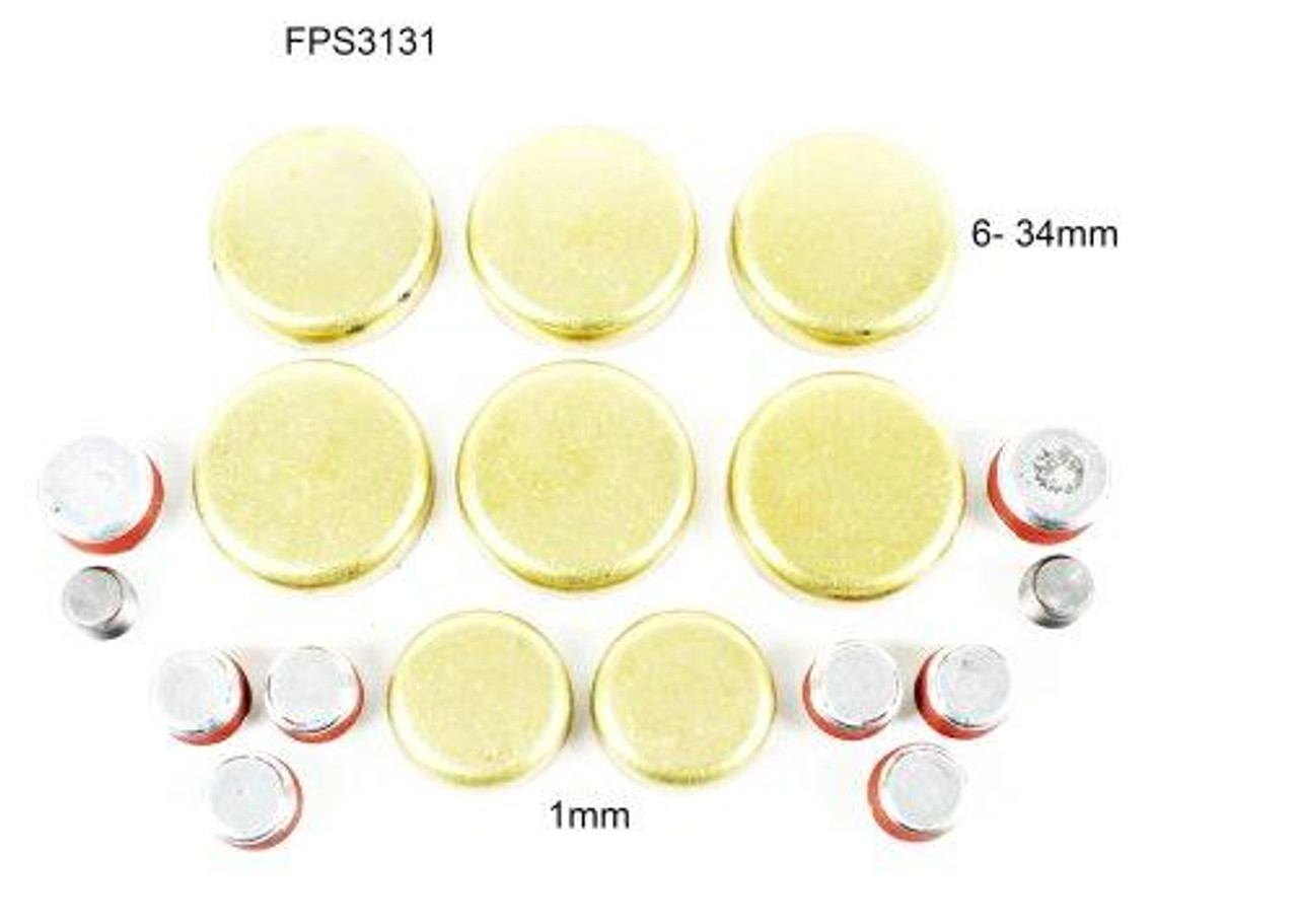 Brass Freeze Plug Set - 1994 Pontiac Grand Prix 3.1L Engine Parts # FPS3131ZE111
