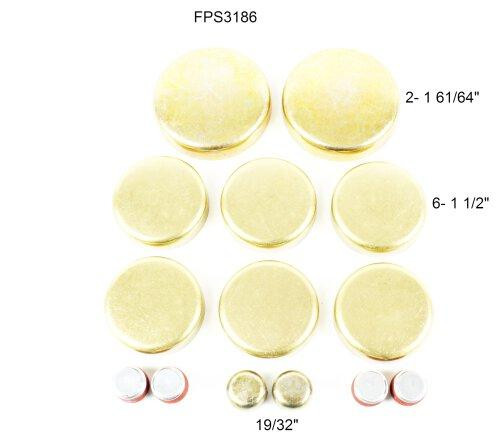 Brass Freeze Plug Set - 1997 Oldsmobile Regency 3.8L Engine Parts # FPS3186ZE23