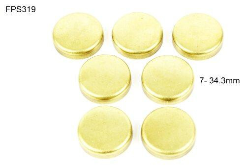 Brass Freeze Plug Set - 2000 Isuzu Rodeo 2.2L Engine Parts # FPS319ZE17