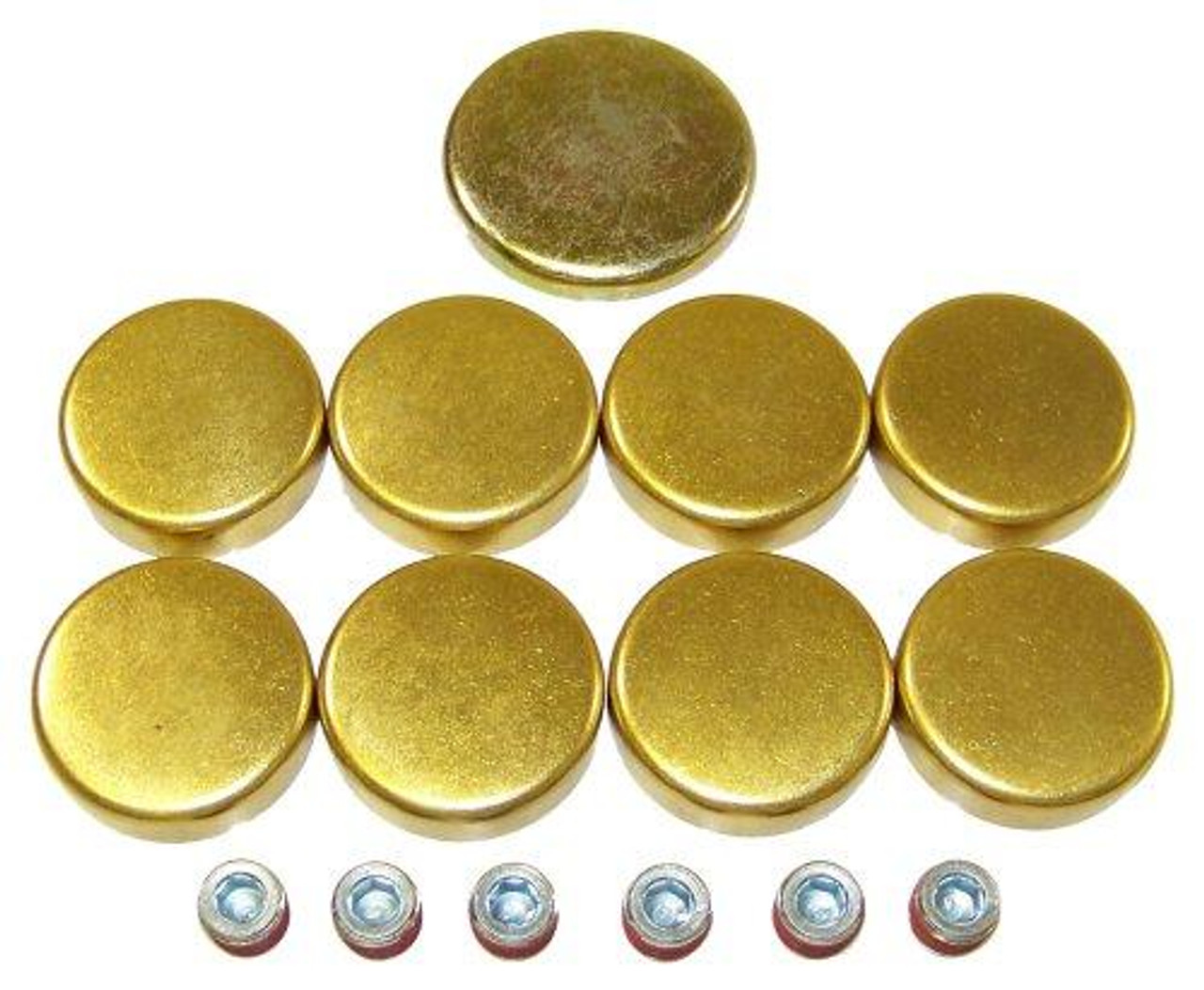 Brass Freeze Plug Set - 1991 Chevrolet G20 6.2L Engine Parts # FPS3195ZE85