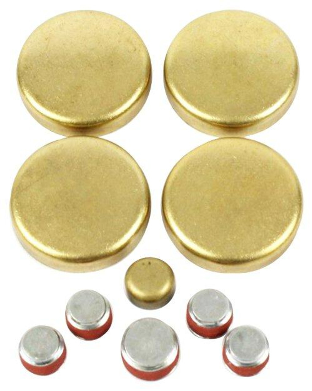 Brass Freeze Plug Set - 1996 Chevrolet Cavalier 2.2L Engine Parts # FPS328ZE18