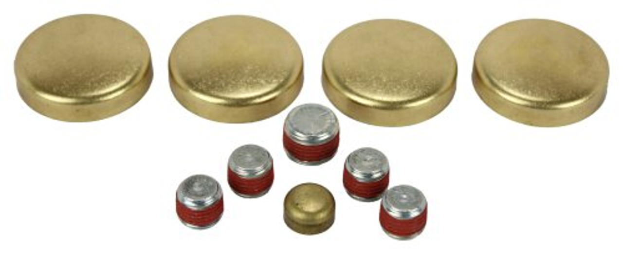 Brass Freeze Plug Set - 1996 Chevrolet Cavalier 2.2L Engine Parts # FPS328ZE18