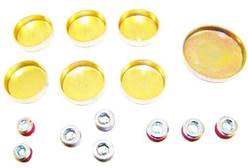 Brass Freeze Plug Set - 1989 Mercury Sable 3.8L Engine Parts # FPS4116ZE52
