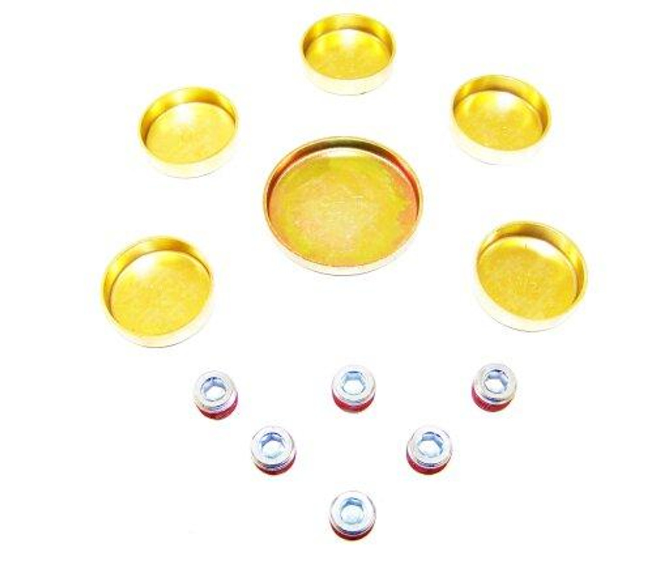 Brass Freeze Plug Set - 1991 Ford Probe 3.0L Engine Parts # FPS4137ZE7