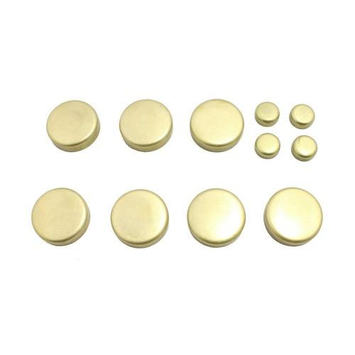 Brass Freeze Plug Set - 1991 Ford E-350 Econoline 7.3L Engine Parts # FPS4286ZE15
